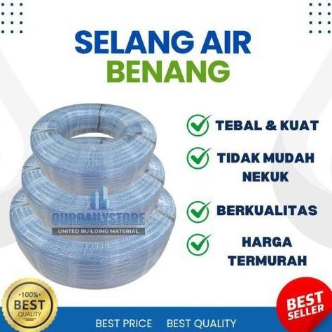 Selang air benang 1" inch 50 m meter roll selang taman air