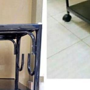 Rak Tv Susun Besi Dorong Kuat Kokoh Serbaguna