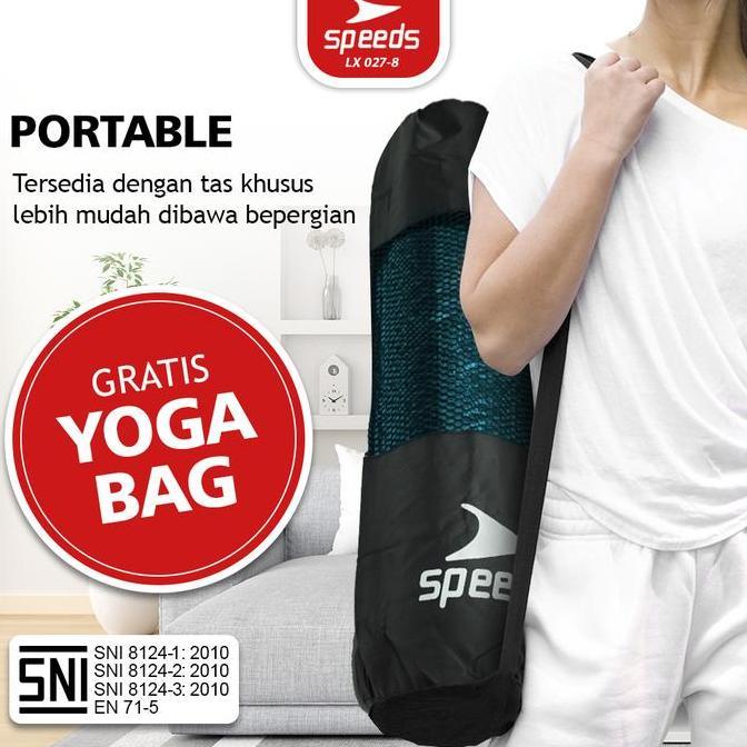 [Baru] Matras Yoga Mat 10Mm Anti Slip Matras Untuk Olahraga, Senam, Kegel, Nyaman Untuk Ibu Hamil Ku