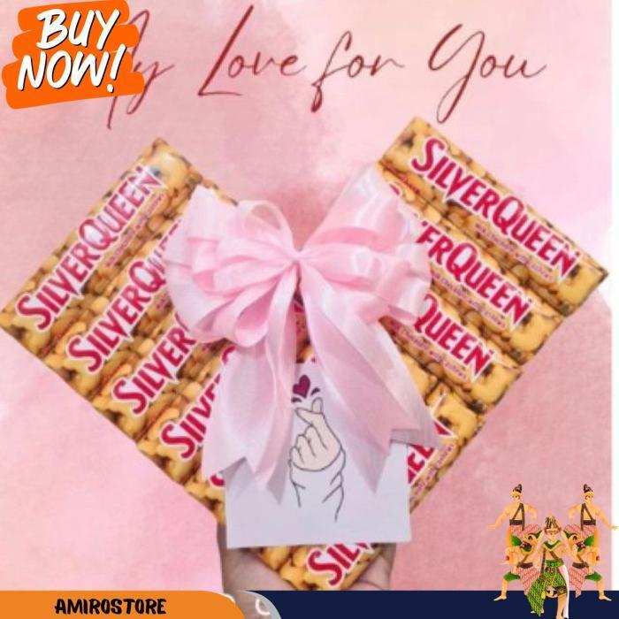 Hampers Coklat | Silverqueen Love | Pocky Love | Hadiah Coklat Viral Hampers2/6