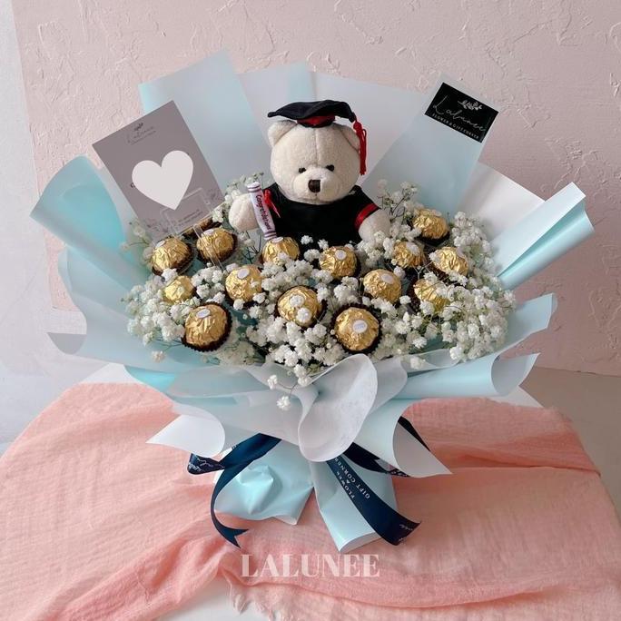 Buket Coklat Ferero Rocher Bouquet Buket Wisuda Ferero WS