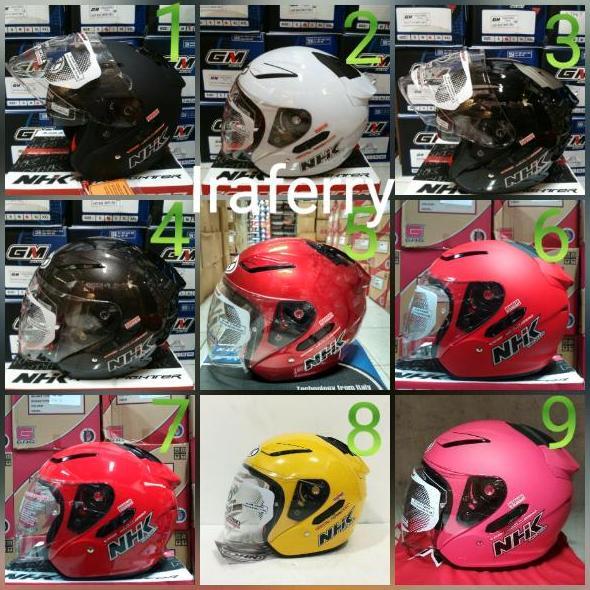 TERLARIS - helm NHK R1 double visor solid