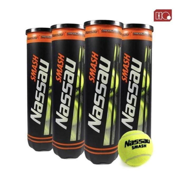 Bola Tenis TENNIS NASSAU SMASH (NASSAU SMASH) isi 4 ORIGINAL