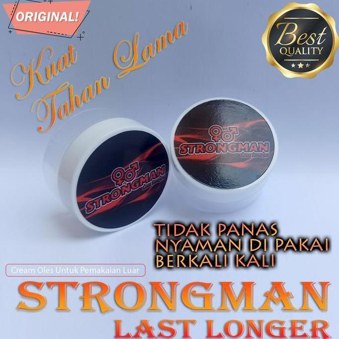 OBAT KUAT TAHAN LAMA OLES PRIA STRONGMAN ASLI ORIGINAL