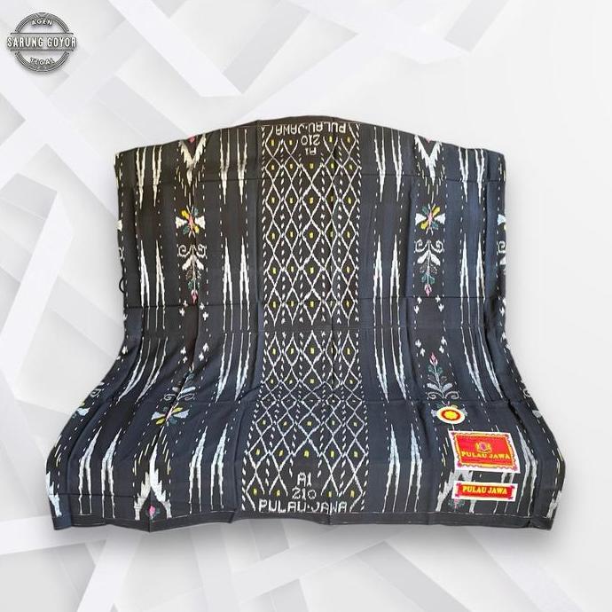 Termurah / Hot Sale Sarung Goyor Tenun Halus Pulau Jawa Donggala Semua Musim Silver