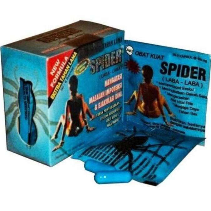 Herbal Spider Asli Original Obat Kuat Stamina Vitalitas Pria