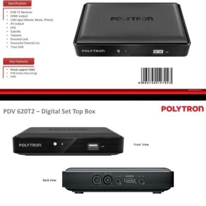 Set Top Box tv Digital Polytron PDV620T2 PDV-620T2