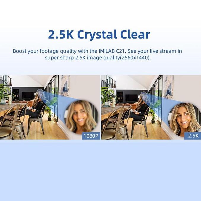 IMILAB Kamera CCTV Two Way Audio 360 Motion Tracking F2.0 2.5K - C21
