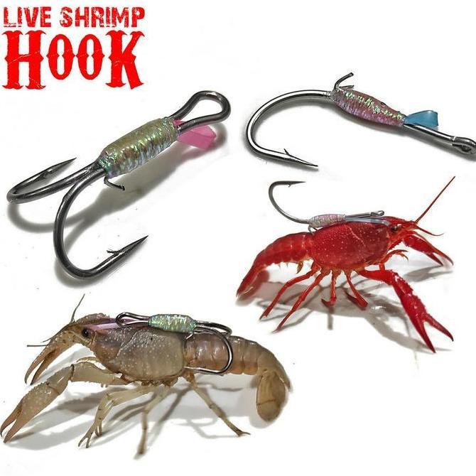 FINESSE Mata Kail Udang Hidup Untuk Memancing Ikan di Laut Danau Sungai Pancing Kanama Smart Bait Pl