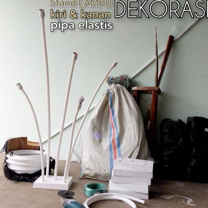 Tatakan lampu stand . Tatakan Stand Dekorasi rustic.