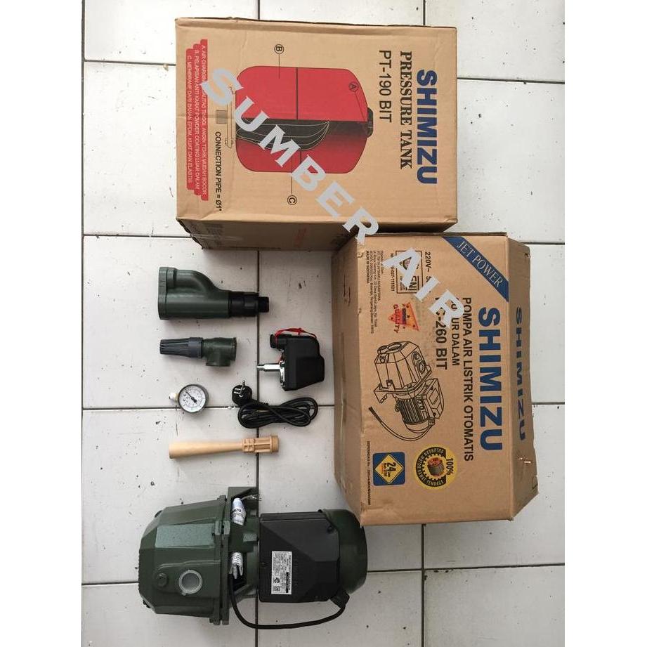 Teruss- Pompa Air Jetpump Shimizu Pc 260 Bit