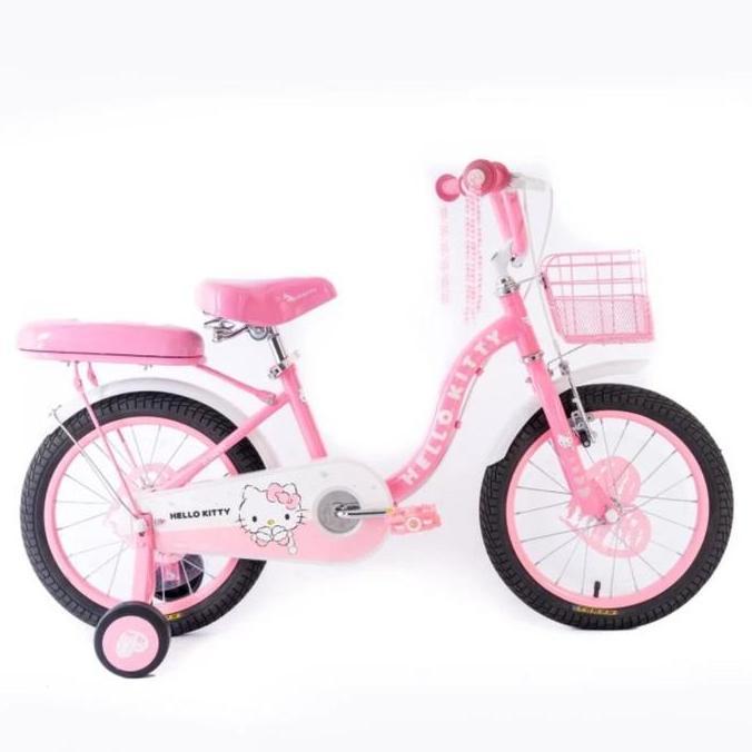 TERMURAH - Sepeda Anak Perempuan 18 Element Hello Kitty 5 - 8 Tahun