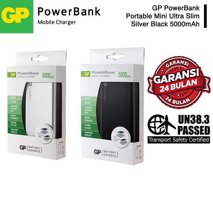 GP Powerbank 5000mAh mah Portable Mini Ultra Slim Power Bank Tablet HP