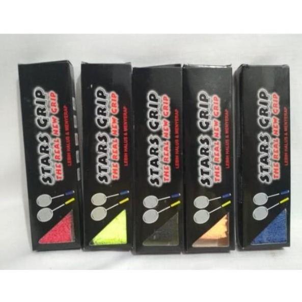 GRIP HANDUK RAKET STAR GRIP- TOWEL GRIP BADMINTON ISI 1BOX STAR GRIP BAHAN MICRO FIBER ANTI SLIP