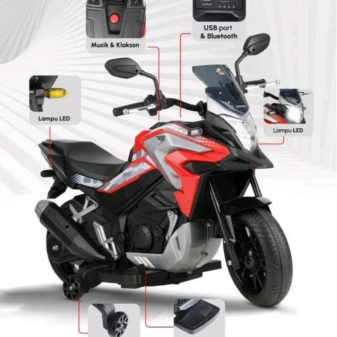 Mainan Anak Motor Aki Pmb M199 Moge Cb150X Allshop