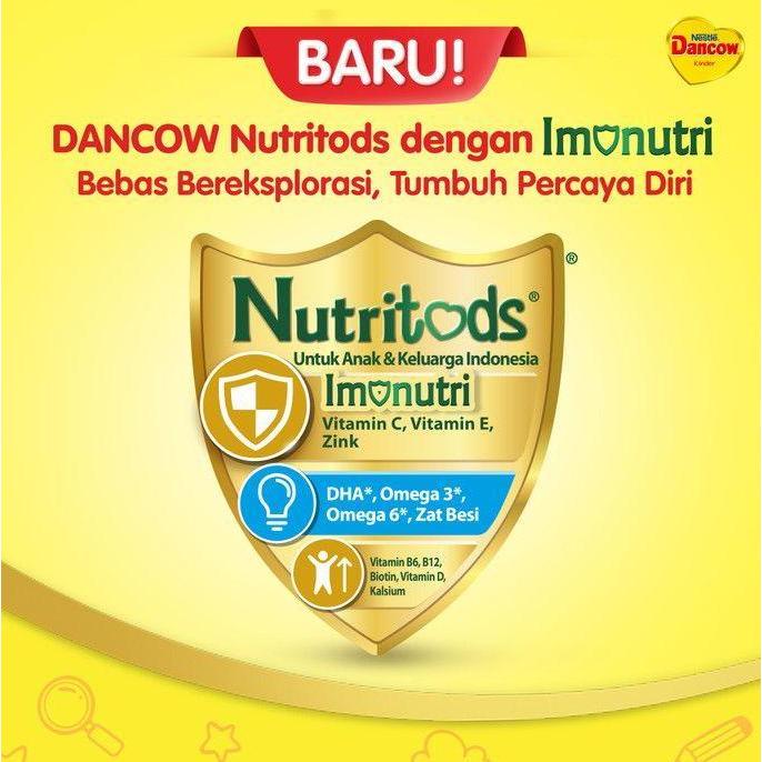 Sandmilk- Nestl Dancow Susu 5+ Rasa Vanila / Madu 1Kg Kemasan Baru Lebih Hemat Untuk Anak 5 Tahun Ke