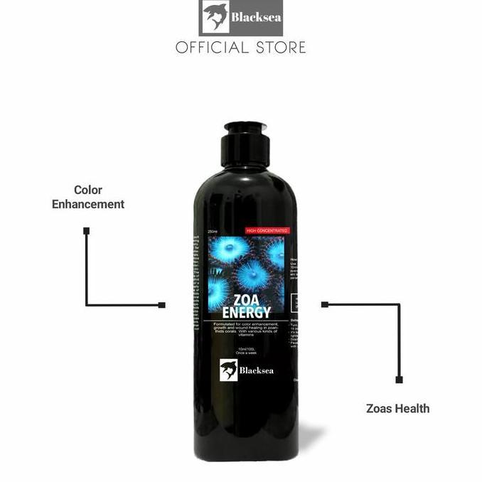 Perawatan ikan coral Blacksea Zoa Energy nutrisi coral vitamin coral