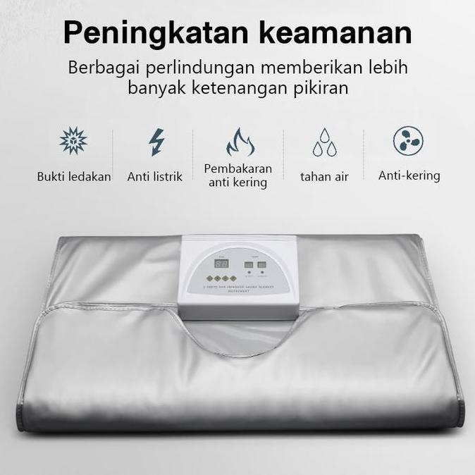 Alat Sauna Room / Sauna Blanket 550W / Slimming Body Selimut