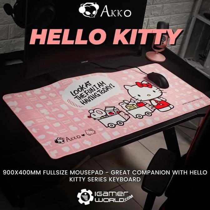 Akko Hello Kitty XXL Gaming Mousepad
