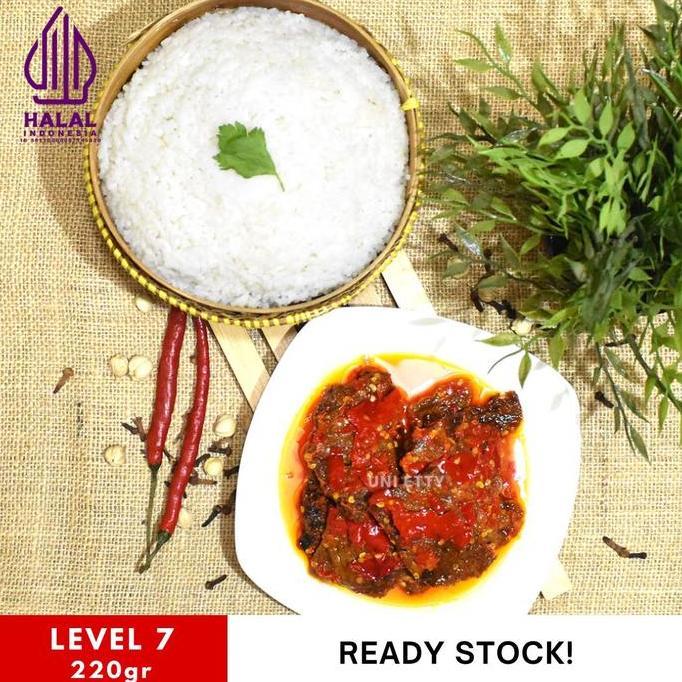 Fnbb- Dendeng Balado Lambok Batokok / Dendeng Basah (Cabe Merah) - Asli Padang - Siap Saji