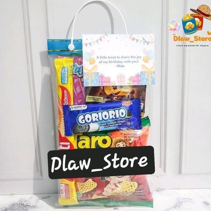 Fnbb- (Isi 15 Pcs ) Termurah Dan Terlaris Paket Snack Ulang Tahun Anak Hampers Ultah Bingkisan Snack