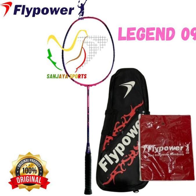RAKET BADMINTON BULUTANGKIS FLYPOWER LEGEND 09 ORIGINAL