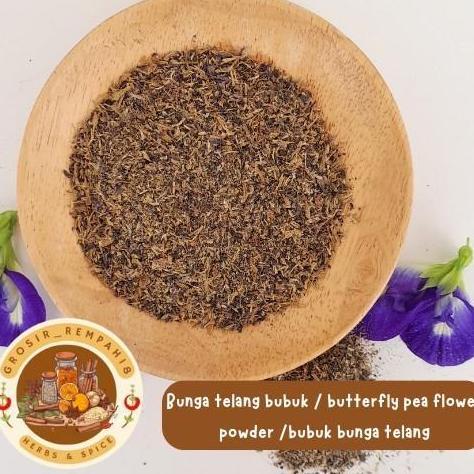 Bunga telang bubuk 50gr / butterfly pea flower powder /bubuk bunga telang