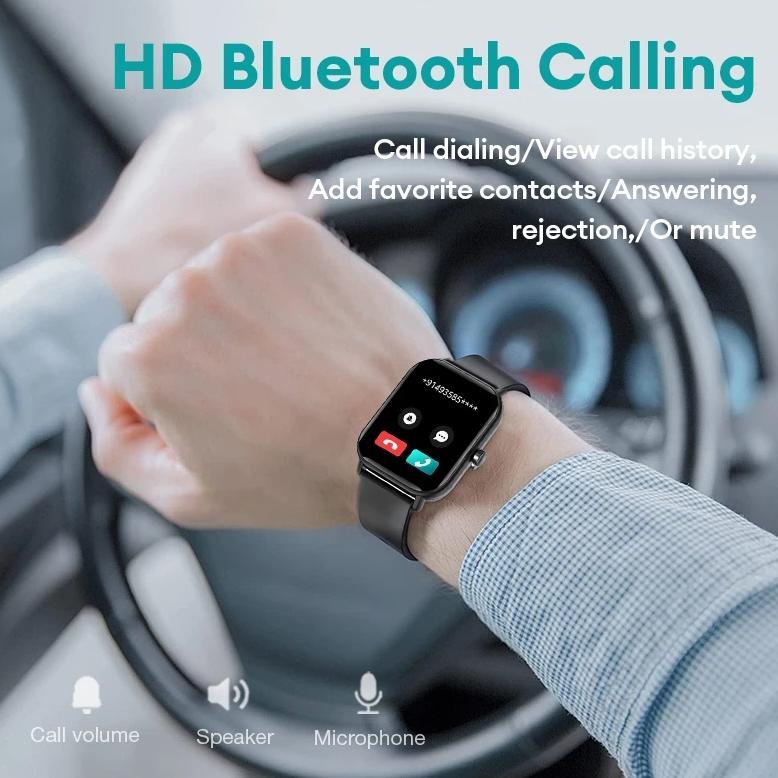 BESTPROMO Huafit Aolon GTS Smartwatch Asli Layar 41mm Running Pace Wallpaper Kustom Bluetooth Call K