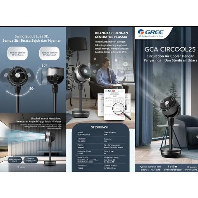 GREE Air Cooler Generator Plasma / GCA-CIRCOOL25 / Kipas Air Cooler Gree gca circool25 (TERBAIK) (TE