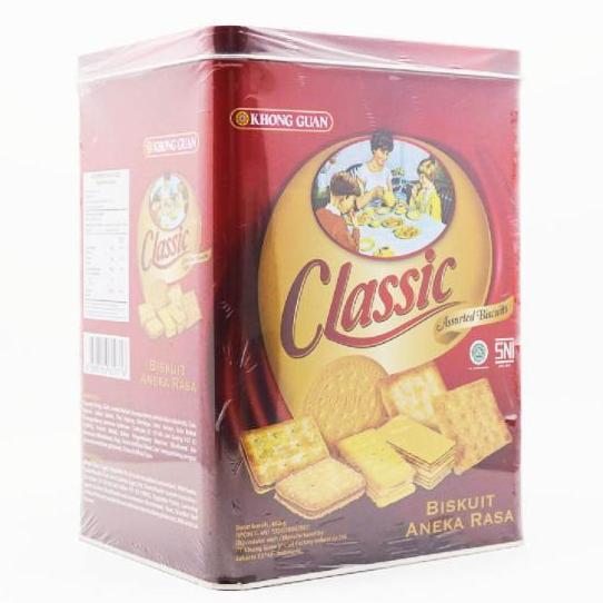 Khong Guan Assorted Biscuit Classic Segi 600gr (Promo) PAS
