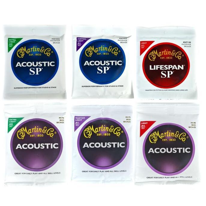 Senar String Gitar Akustik Elektrik Martin & Co