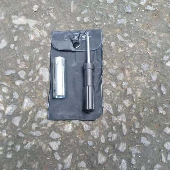 Ahm Toolkit Kunci Busi Motor Universal Original Ahm Set Motor Honda Matic Bebek Vario Beat Scoopy Mi