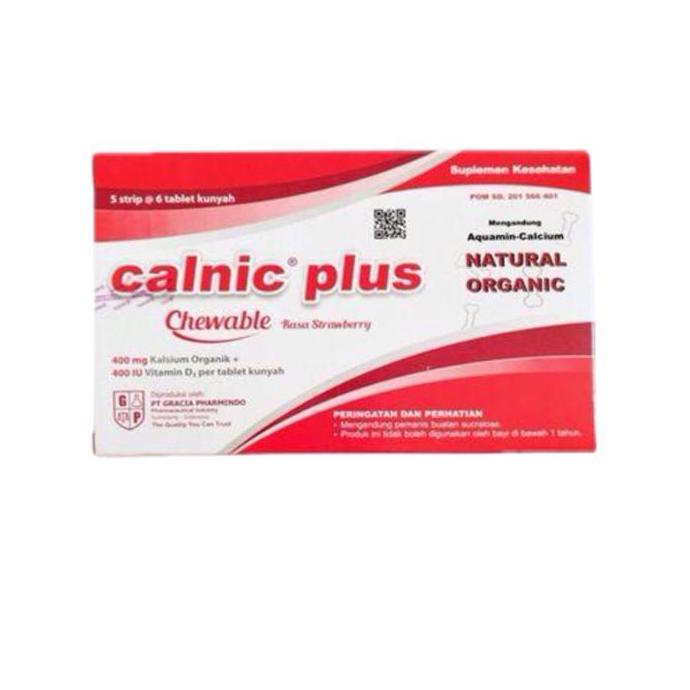 Calnic Plus Chewable Rasa Strawberry