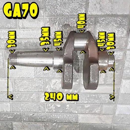 $$$$] Crankshaft Kur As Kubota GA70 GA-70