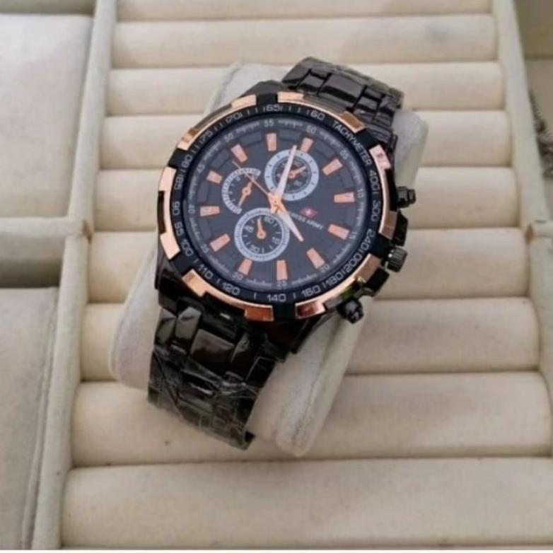 PROMO Jam Tangan Pria Rantai stainless Keren Dan sporty