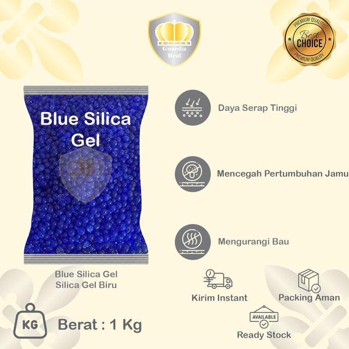 Frembit- Blue Silica Gel 1 Kg/ Silika Gel Biru 1 Kg/ Refill Silica Gel 1 Kg/ Silica Gel Import/ Sili