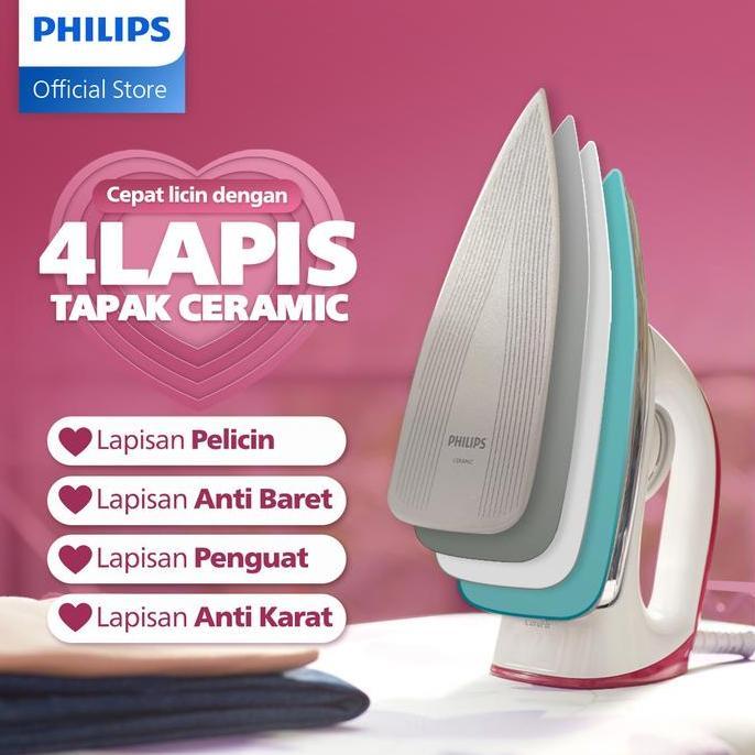 Tritok- Philips Classic Setrika Kering Hd1173 Anti-Baret, Philips Setrika Kering Classic, Seterika, 