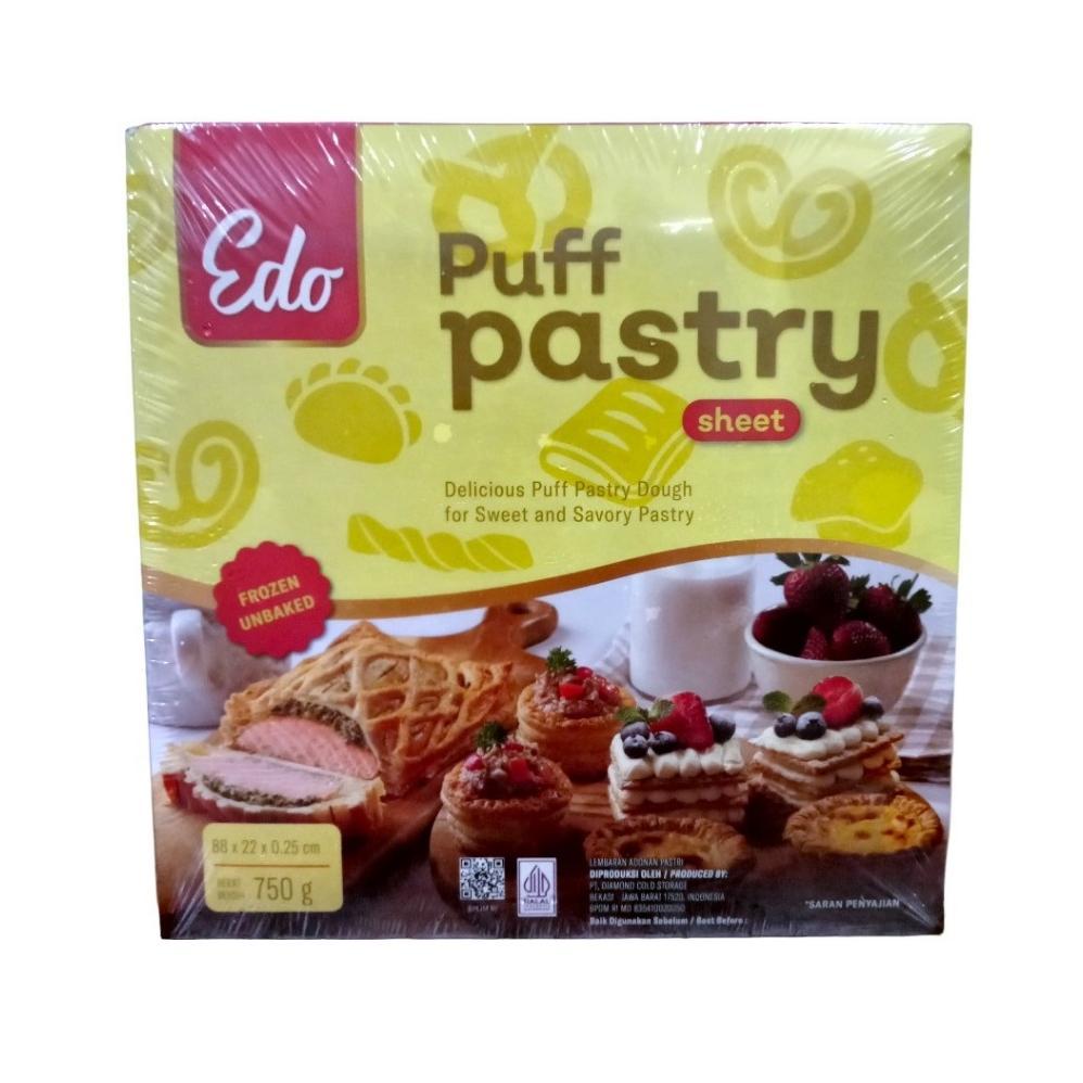 Puff Pastry Sheet Zuppa soup adonan roti beku instan EDO 750 Gram / Kulit Puff Pastry Termurah