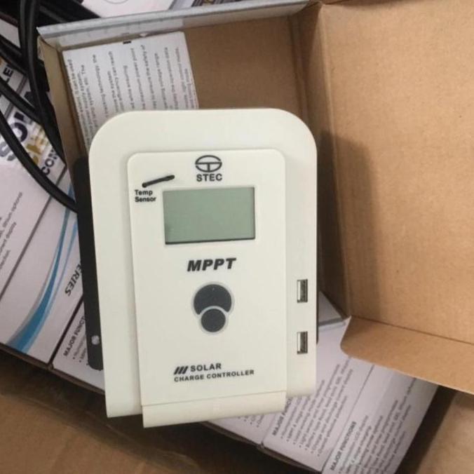 MPPT SOLAR CHARGER CONTROLLER 20A STEC 12V 24V ORIGINAL DAN TERPERCAYA