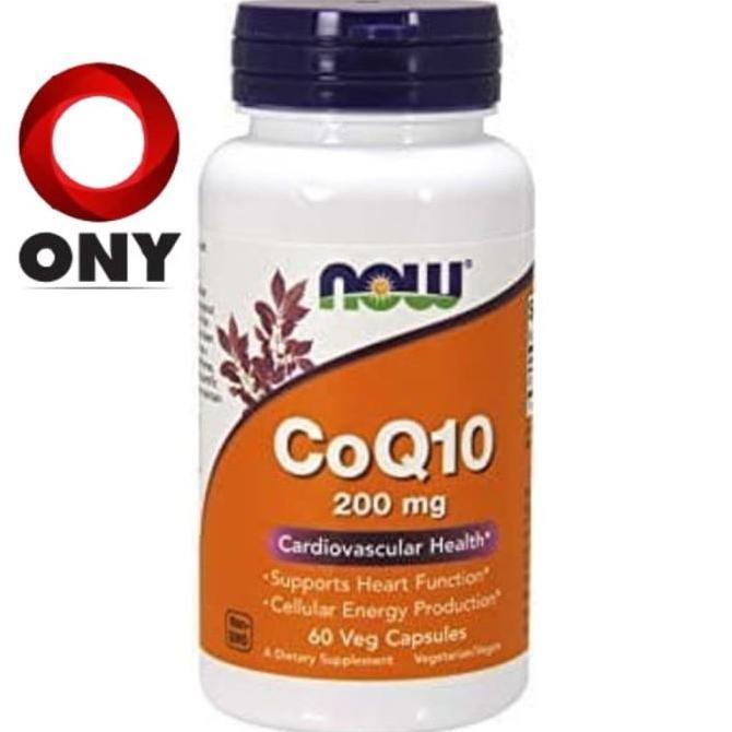 NOW COQ10 COQ 10 CO Q10 200MG 200 MG 60 CAP