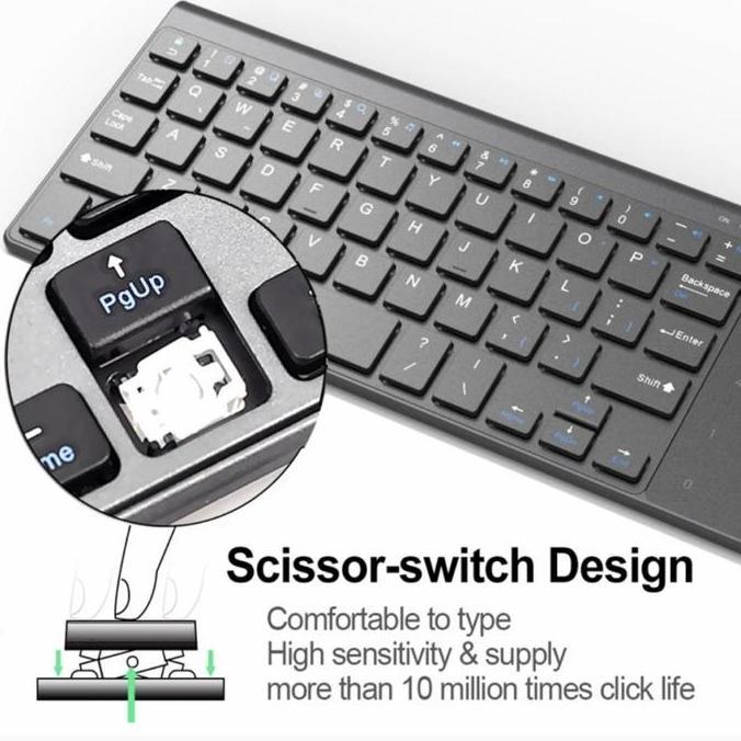 2.4GHZ WIRELESS MINI KEYBOARD TOUCAD TOMBOL ANGKA X136 NOT LOGITECH