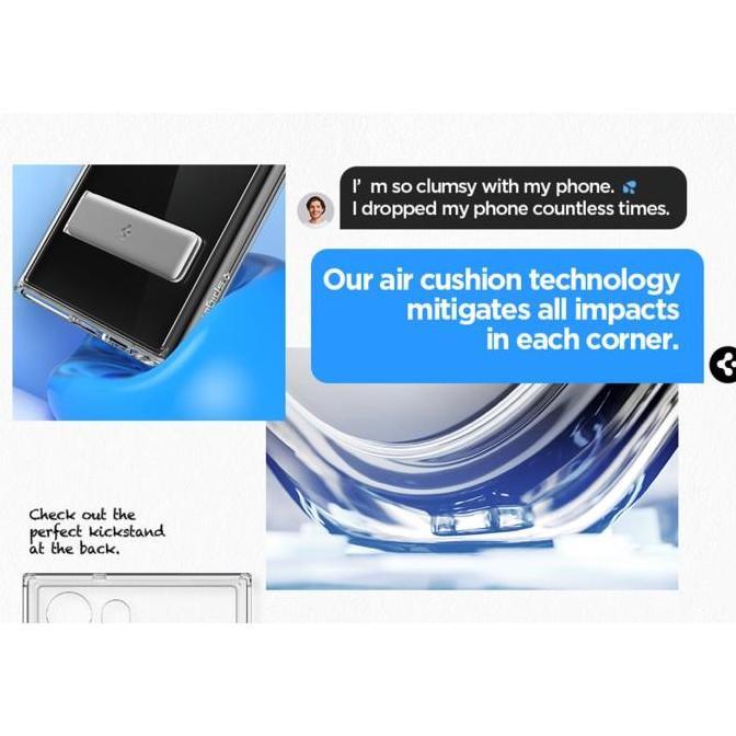 Case Samsung Galaxy S23 Ultra Plus Spigen Ultra Hybrid S Stand Casing