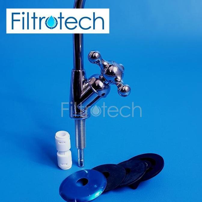 Hazz- Faucet Filter Ro Kran Ro 1/4 Kran Angsa - Kran Ro Undersink 1/4
