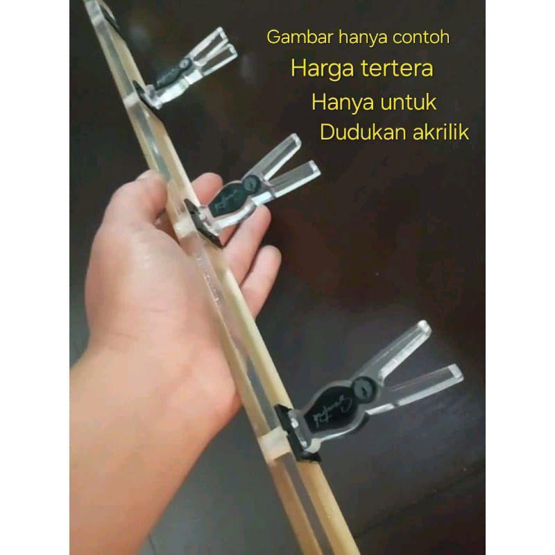 Standar/Jagrak/Dudukan Akrilik Tuk Pion/Kanco Joran Timbang Saka Sensitip Strik