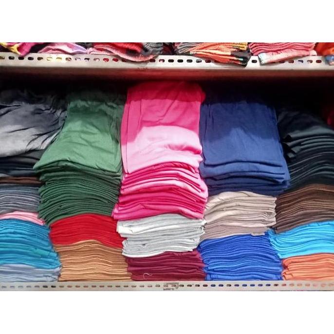 Wmn- 2Pcs Celamis Kerut Bahan Kaos Rayon Pe Nyaman Melar Ukuran Celana Dalaman Wanita Panjang Kain T