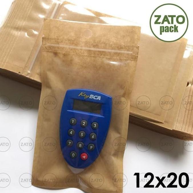 12X20 Plastik Klip KRAFT ZATOPACK - Plastik klip - kemasan bungkus