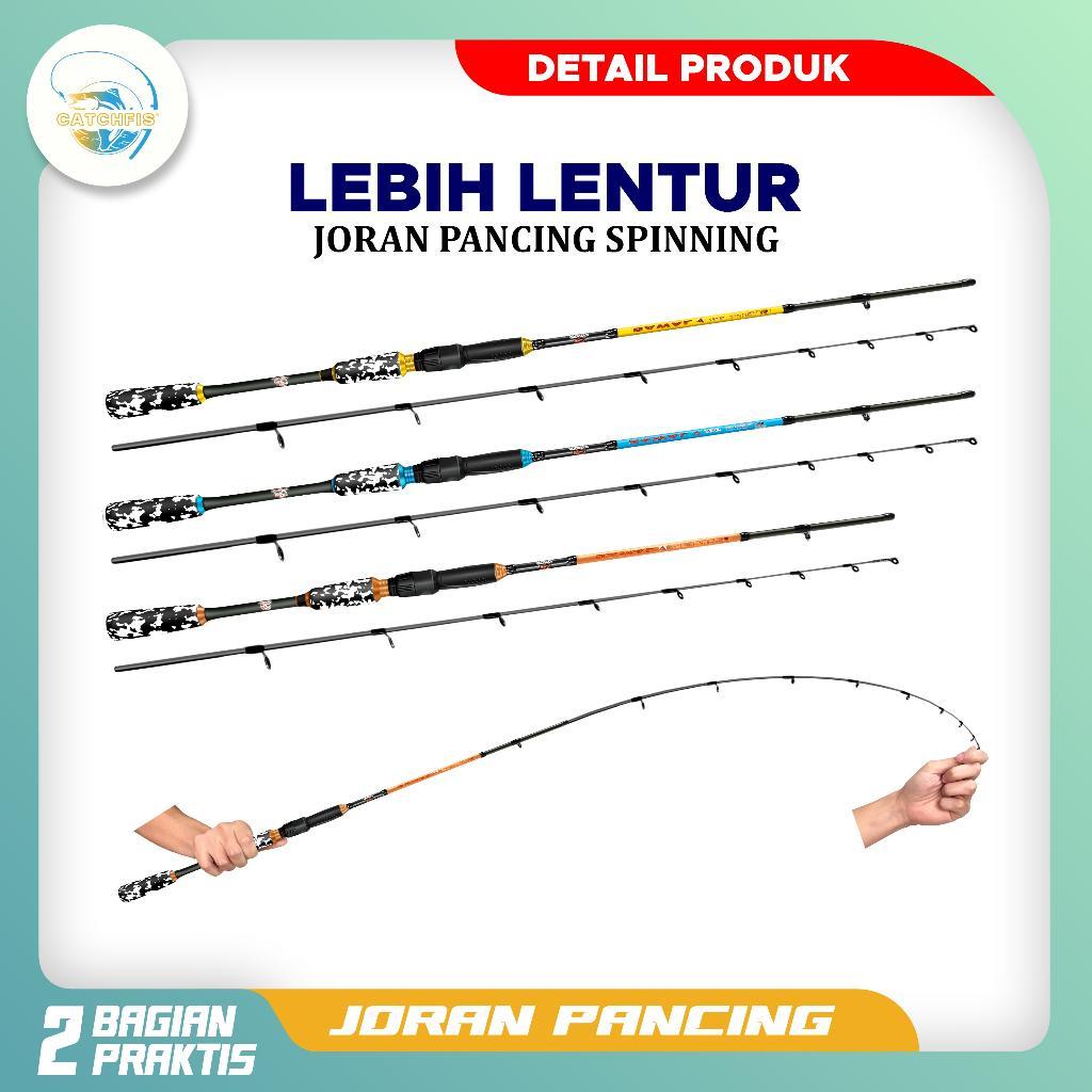 Catchfis - Joran Pancing Bawal 1.50M S/D 1.80M Fishing Rod Carbon Fiber Joran Pancing Spinning Joran