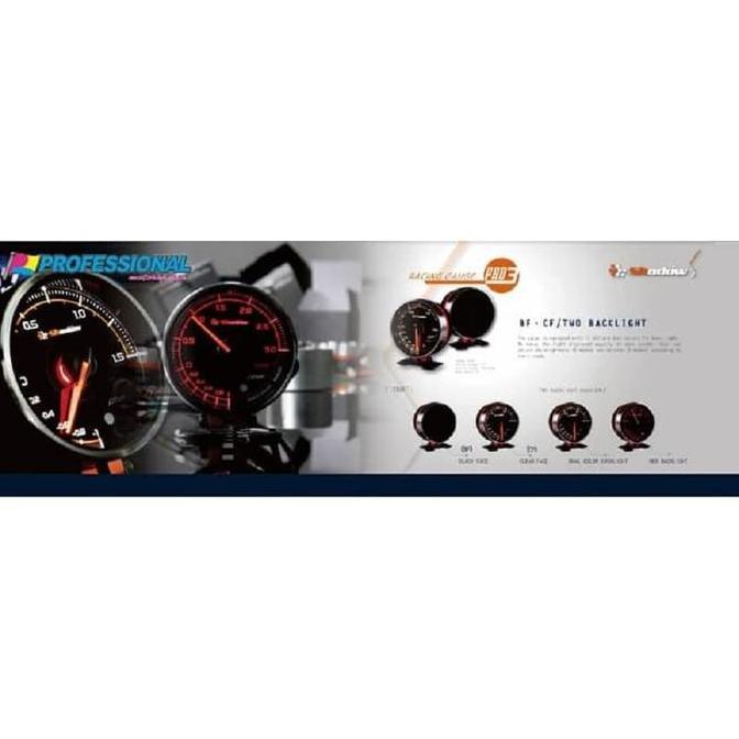Promo Aksesoris Variasi SHADOW PRO3 Gauges Meter BOOST Turbo 1,5bar not defi Diskon