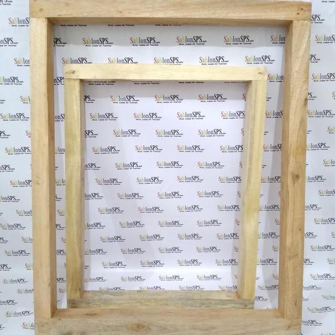 Bingkai Kayu Sablon UD 40X60