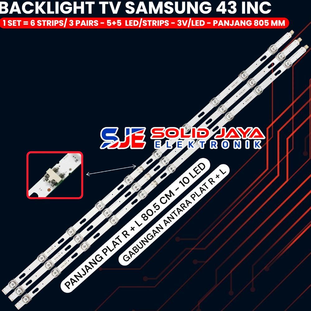 CUCI GUDANG BACKLIGHT TV SAMSUNG 43 INCH UA43TU6900 UA43TU7000 UA43TU8000 UA43AU7000 43TU6900 43TU70
